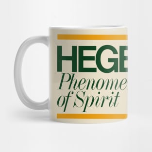 Hegels Phenomenology of Spirit - Book Cover, Aesthetic, Philosophy, Dialectics Mug